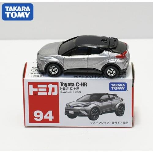 Takara Tomy Tomica 1:64 JDM Toyota CHR SUV Alloy Diorama Silver Gray Car Model Collection Miniature Carros NO94 Toys
