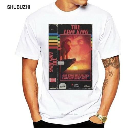 Lion King Retro VHS Tape Cover Mens Graphic T Shirt
