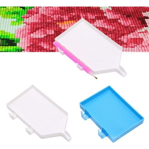 NEW DIY Diamond Painting Tool Diamond Embroidery Accessories Large Capacity Big Drill Plate with Pen Holder
