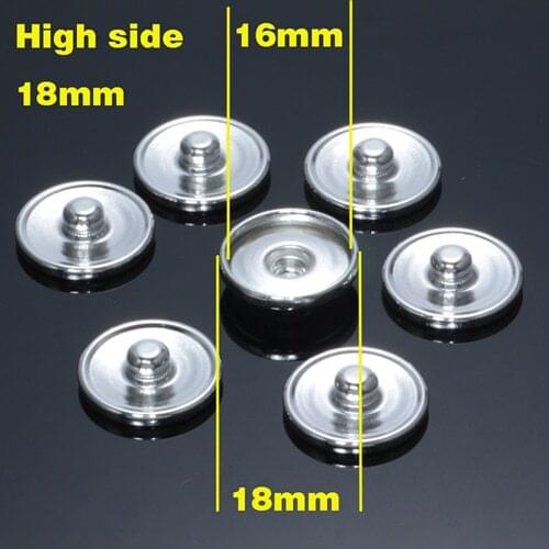 New Fashion 02 Snap Button Jewelry Metal new Snap bottom Accessories for 18mm Snap Button Bracelet Necklace