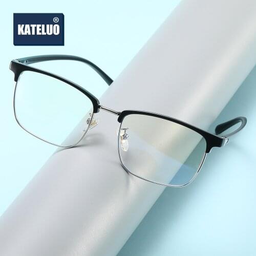 KATELUO 2020 Unisex Anti Blue Light Glasses for Men Women Computer Goggles Optical Eyeglasses Frame 52019