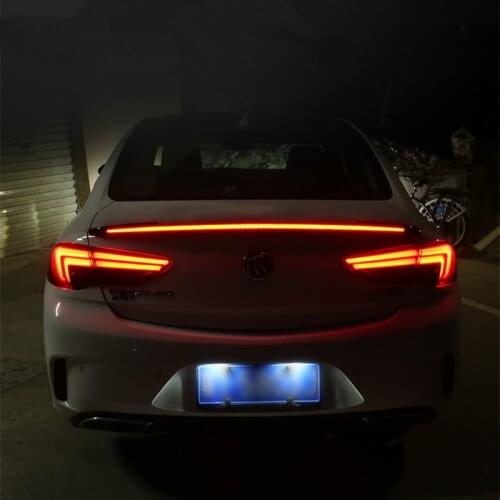 For OPEL insignia Spoiler 2017 2018 2019 insignia flow light spoiler ABS Material Car Rear Wing Black Color Rear Spoiler