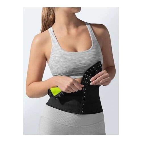 Neoprene Women 'S Thermal Bel Belt With Hook Hot Sweat Slimming 3 Stage İncelmek Super Easy To View 2 PCs