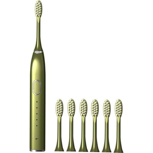 Sonic Electric Toothbrush Powerful with 5 Modes, 45000VPM, Fully Charged Last 90 Days, Smart Timer, 6 Brush Heads, USB Charging