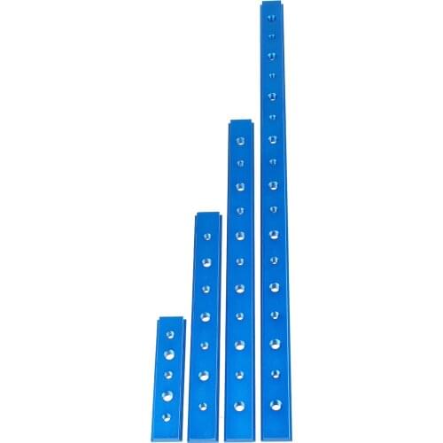 100-450 mm Aluminium alloy T-tracks Model T slot T-Bar Slider Miter Track Stop Woodworking Tool for workbench Router Table