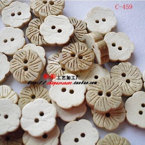 11mm, Natural coconut buttons,Accssories sewing (c-459)