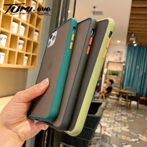 Matte Hard Phone Case For iPhone 11 Pro Max XR XS X Case Shock Proof Cases for iPhone 7Plus 6Plus 6S 7 8 Plus 7Plus Back Cover