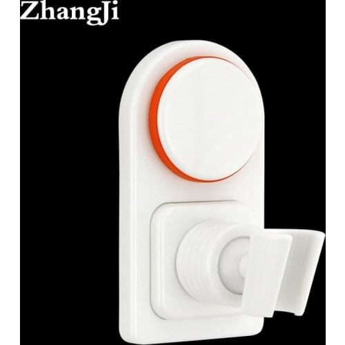 Zhang Ji 360 Degree Rotate Adjustable Wall Mounted Shower Holder ABS Shower Holder Suction Cup Bathroom Wall Shower Head Holder
