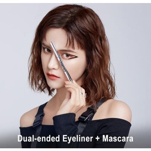 Colorkey Dual-end Pen Eyeliner Mascara Smudge Eyeliner Pencil Lasting Extremely Thin Thick Curling Waterproof Not Blooming TSLM1