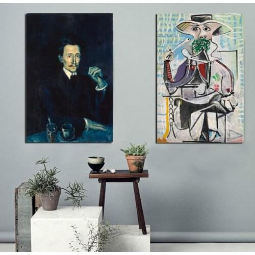 Picassoes Artist Abstract Canvas Posters Prints Wall Art Oil Painting Decorative Picture Bedroom Modern Home Decoration