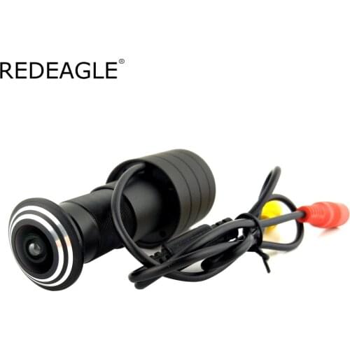 EDEAGLE 1080P Color HD AHD Camera 2MP Wired Door Eye Hole Peephole Video Security Camera Wide Angle Fisheye Lens