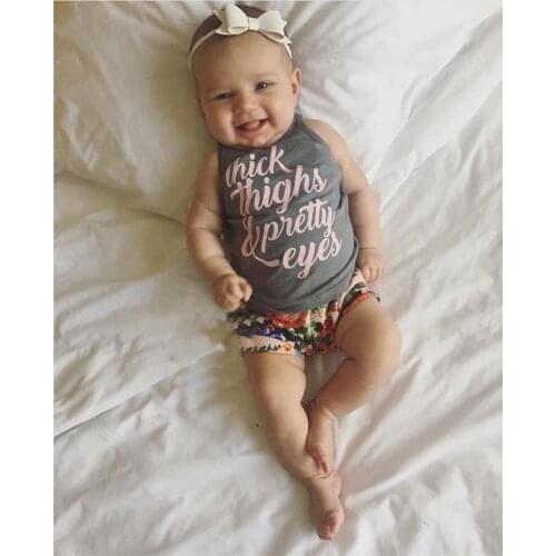 Summer New Baby Vest Letter Vest Thickhighs Printing Childrens Clothes Boy And Gril Clothing
