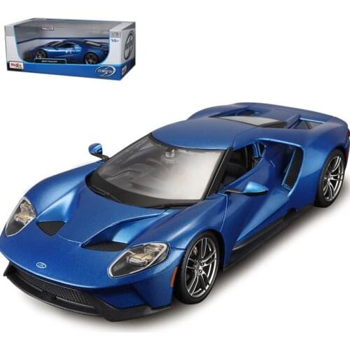 Maisto Alloy Model Cars Toys 1:18 Original Ford Gt Simulation Car Decoration Gift Authentic Imported Tape Box Toys For Children