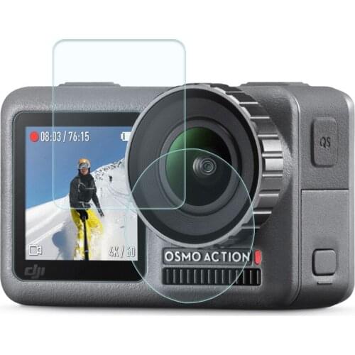 Osmo Action Lens Screen Protective Film Tempered Glass Film Guard Protector For DJI OSMO Action Sport Camera Accessories Set Kit