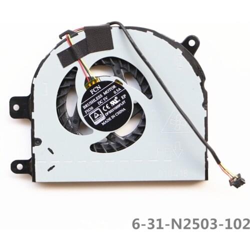 New FCN DFS531005FL0T FH30 For Clevo N240wu N870hl N250JU Cpu Cooling Fan 6-31-N2503-102