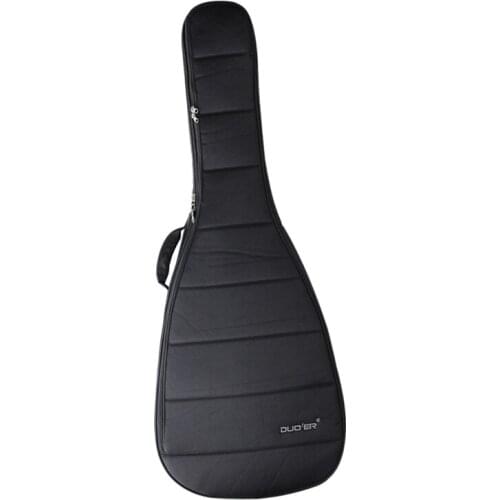 DUOER Guitar Backpack Thick Waterproof Striped Portable Double Shoulder Guitar Bag Student for 40 Inch 41 Inch Guitar