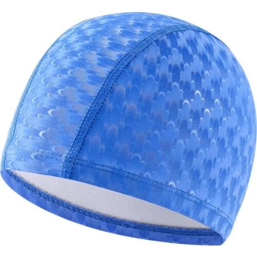 Unisex Adult Swimming Cap Long Hair Waterproof Arc Shape Diving Ear Protection Badmuts Solid Color Men Women Swimming Hat Pool