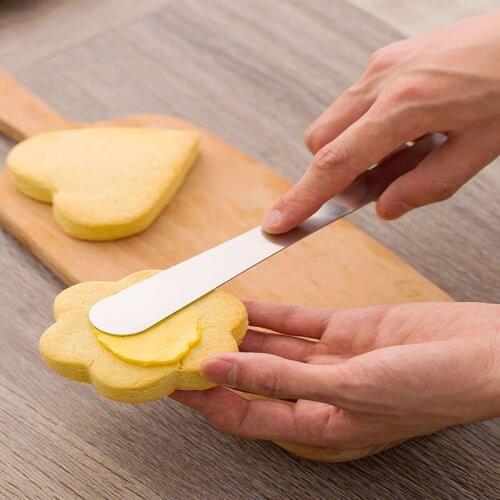 8inch Stainless Steel Cake Spatula Butter Cream Icing Frosting Knife Smoother Kitchen Pastry Cake Decoration Tools Kitchenware