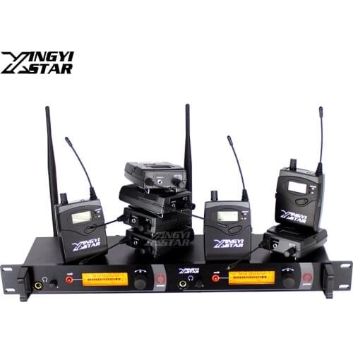 SR 2050 Wireless In Ear Monitor Professional Stage Monitoring System 8 Bodypack Receiver With Transmitter Monitors in Earphone