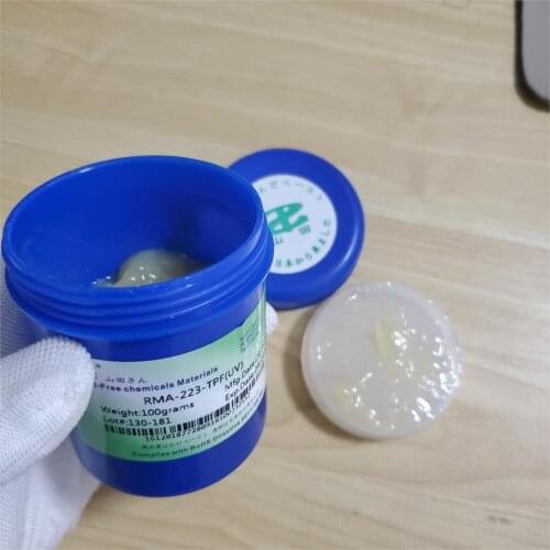 High Quality RMA-223-TPF(UV) 100g Lead-Free Solder Flux Paste For SMT BGA Reballing Soldering Welding Repair Paste