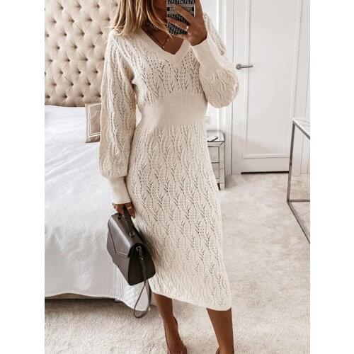 WAN XIANG YUAN Fashionable Knitted Dresses