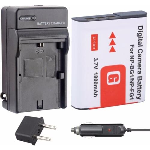 1pcs NP-BG1 NP BG1 camera Battery akku+ Charger for SONY Cyber-shot DSC-H3 DSC-H7 DSC-H9 DSC-H10 DSC-H20 DSC-H50 DSC-H55 DSC-H70