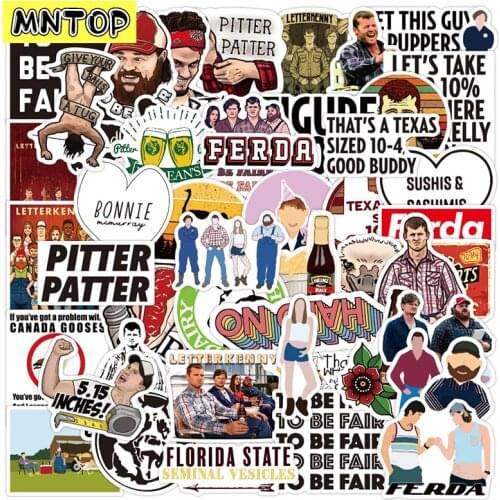 10/30/50Pcs/set Letterkenny Cartoon Comedy TV Graffiti Sticker For Case Luggage Skateboard Kids Helmet Laptop Trolley Motorcycle