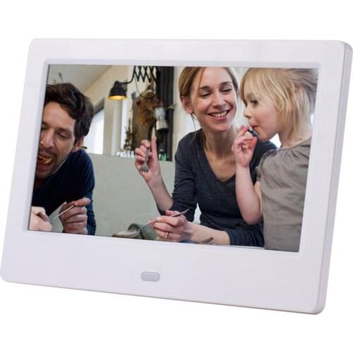 2020 7 Inch LCD Widescreen HD LED Electronic Photo Album Digital Photo Frame Wall Music Film Video Full Function Good Gift EU