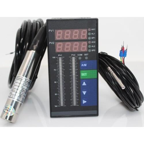 4 relays output 0-100‘C 0-5m water temperature and water level controller with water temperature sensor and water level sensor