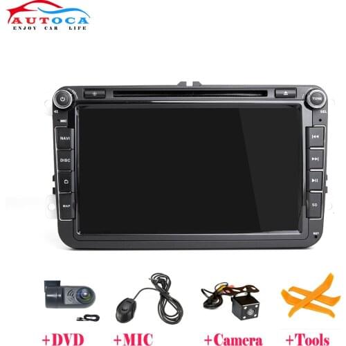 IPS Android 10.0Multimedia Player GPS 2 Din Car Autoradio Radio For VW/Volkswagen/Golf/Polo/Passat/b7/b6/SEAT/leon/Skoda Player