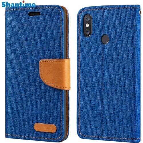 Oxford Leather Wallet Case For Xiaomi Mi 8 With TPU Soft Back Cover Magnet Flip Case For Xiaomi Mi 8