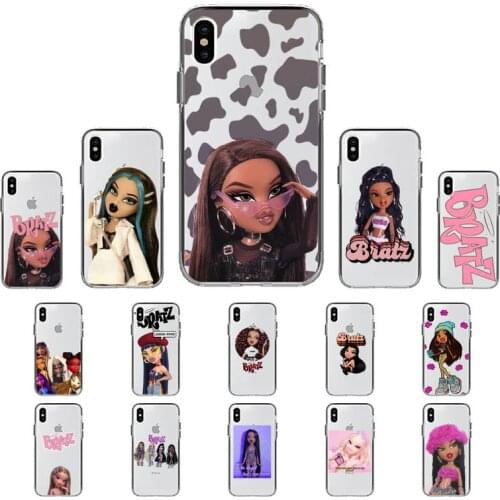 YNDFCNB lovely Doll Bratz Phone Case for iPhone 11 12 pro XS MAX 8 7 6 6S Plus X 5S SE 2020 XR fundas