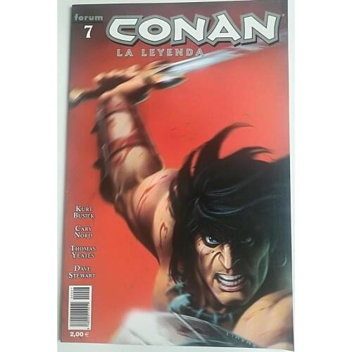 CONAN legend No. 7, ED PLANETA, year 2005, author KURT BUSIEK, COMIC BOOK, 1 SPANISH EDITION