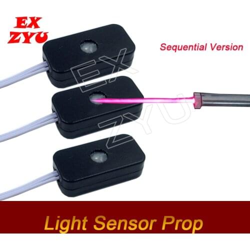 Light Sensor Prop simultaneous mode shooting the sensors at the same time to unlock chamber room