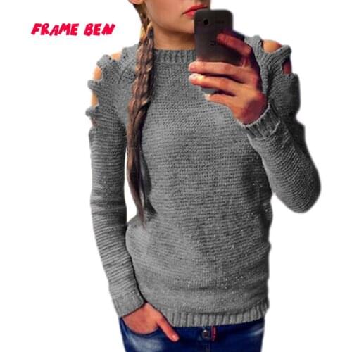 FRAME BEN Womens Off Shoulder Pullovers