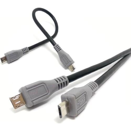 1pcs Micro USB Type B Male To Micro B Male 5Pin Converter OTG Adapter Lead Data Cable 0.2cm / 1m 3ft