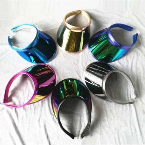 Larg Brim Pvc Visor Caps New Summer Womens Casual Plastic Sun Baseball Caps UV protection Cycling Beach Hats Gorros