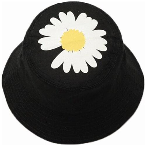 LDSLYJR Cotton Flower print Bucket Hat Fisherman Hat outdoor travel hat Sun Cap Hats for Men and Women 236