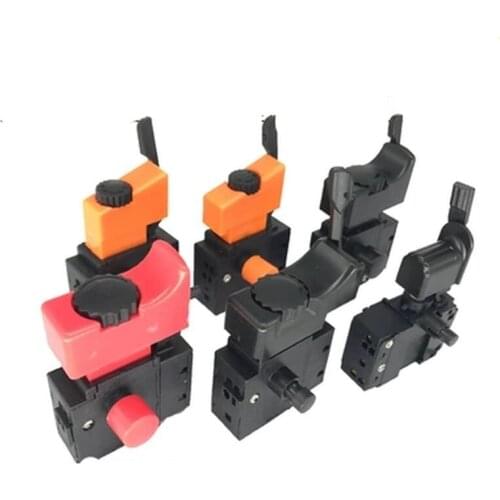 1pc AC 250V Hand drill speed switch Power Tool Speed Control Trigger Button with positive and negative Switch Accessories