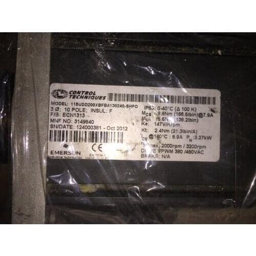 Servo motor 115UDD200XBFBA130240-SHP0 , Used one , 90% appearance new , 3 months warranty , fastly shipping