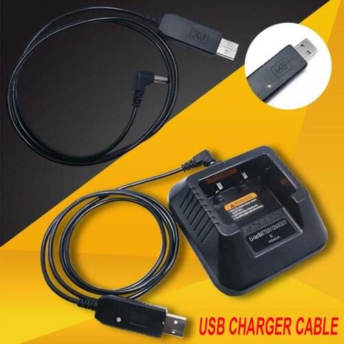 USB Charger Cable For UV5R UV82 BFF8HP UV82 hp UV9R Wireless Walkie Talkie Designed wear resistance Lightweight