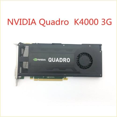 Quadro K4000 3G Original Graphics Card NVIDIA For Professional Graphics Multi-screen Design 3D Modeling Rendering Graphics Card