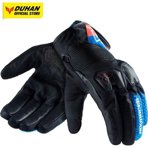 DUHAN Motorcycle Gloves Waterproof Moto Racing Accessories Breathable Moisture Wicking Bicycle Accessories Touch Screen Gloves