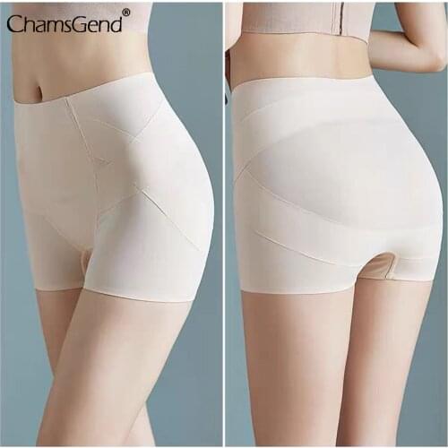 High Waist Women Boyshorts Body Shaping Panties Female Pants High Elastic Control Briefs Seamfree Breathable Intimates Shapers