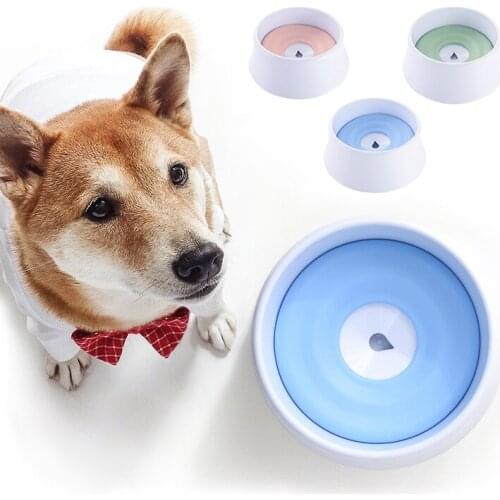 1200ml Pet Cat Dog Water Bowl Floating Bowl Slow Water Feeder Dispenser Anti-Overflow Pet Fountain