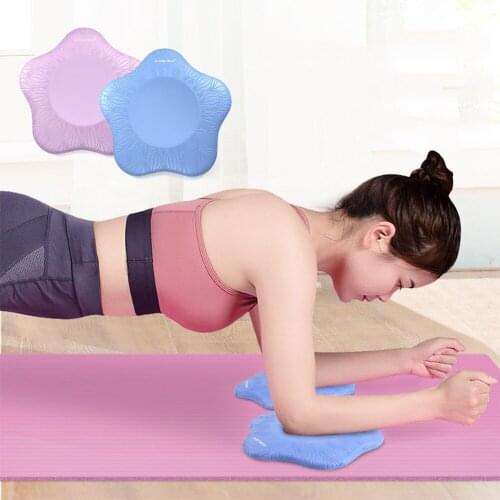 2pcs/set Lovely Women Yoga Knee Pad EVA Extra Thick Foam Cushion Home Non-slip Kneeling Pad for Knees Elbows
