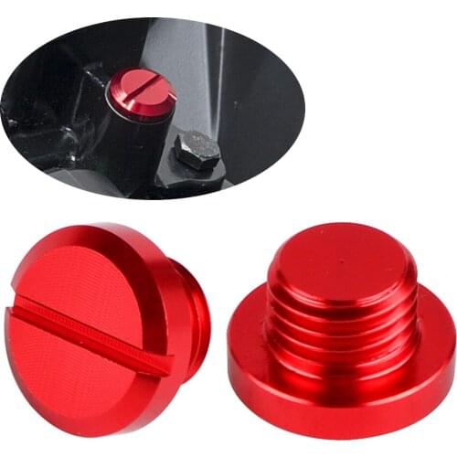 M10*1.25 Left Right-Hand Threaded Mirror Hole Plug Screw Bolts For DUCATI Scrambler 1100 800 Hypermotard Multistrada 821 939