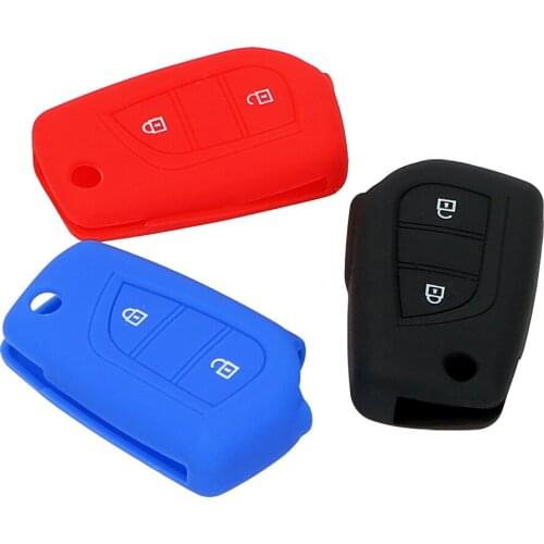 LEEPEE Car Key Shell For TOYOTA Corolla EX Key Case Cover 2 Buttons Car Accessories Key Fob Shell Auto Replacement Parts Remote