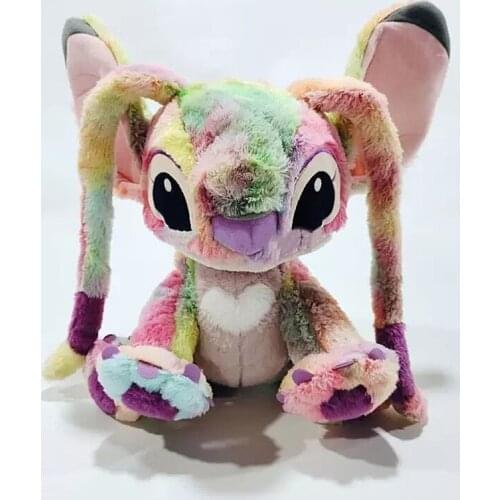 Disney Lilo & Stitch 624 Angel Stuffed Plush Toys Iridescence Angel Anime Plush Toys Birthday Gifts For Children Girls