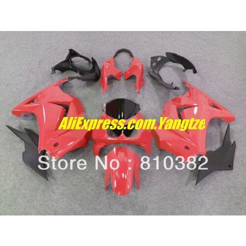 ABS Red black Fairing KIT for KAWASAKI Ninja ZX250R 2008 2012 ZX 250R EX250 08 09 10 11 12 Injection mold Fairing set+gifts